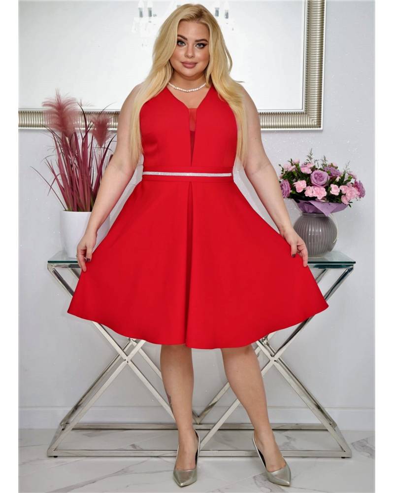 001120. ARIA CZERWONY plus size